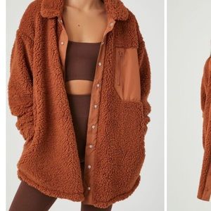 Forever 21 // Active Faux Shearling Jacket